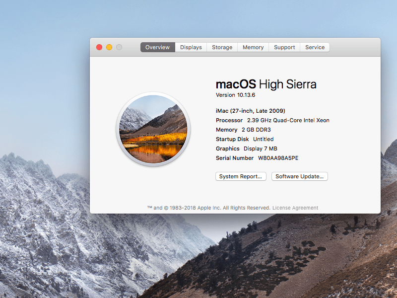 how much storage require for high sierra mac update